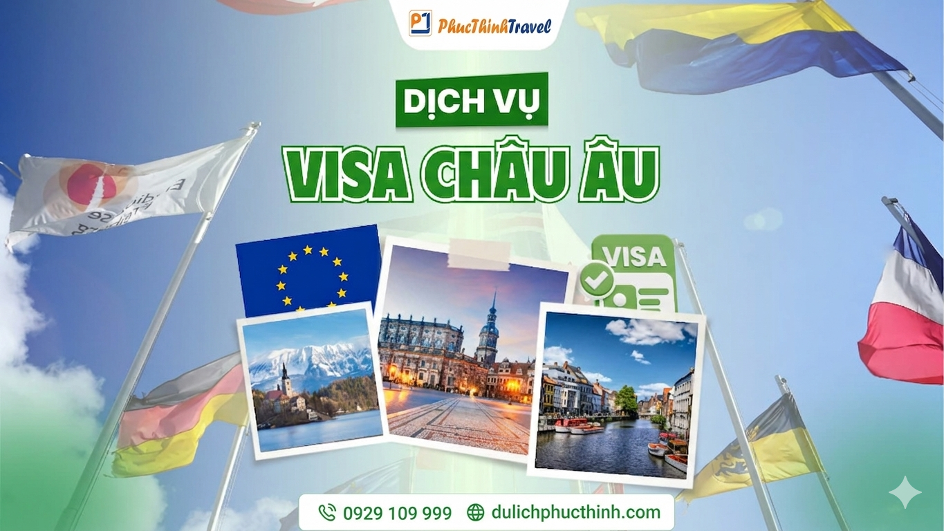 Dịch vụ l&agrave;m visa Schengen