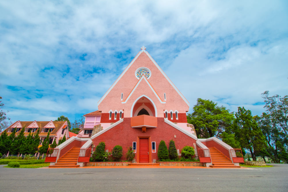 Tour du lịch Đà Lạt - Thiên đường săn mấy - Que Garden - Đại bảo tháp Kinh Luân tại Samten Hills